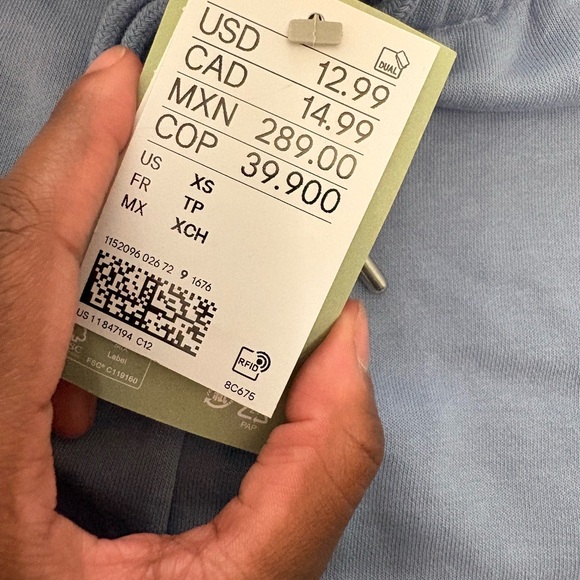 H&M Women's blue Athletic Shorts - Picture 4 of 5